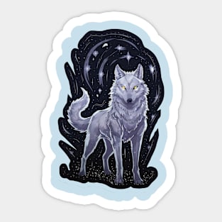 Night Wolf Sticker